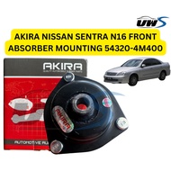 AKIRA NISSAN SENTRA N16 FRONT ABSORBER MOUNTING 54320-4M400 1PC PRICE 1PC HARGA
