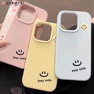 For Xiaomi 17 Ultra Poco X8 Pro Max X7 X6 Pro Xiaomi17Ultra Phone Case Cute Keep Smile Smiling Face 