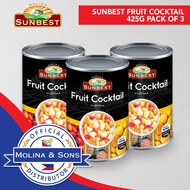 SUNBEST FRUIT COCKTAIL 425G PACK OF 3