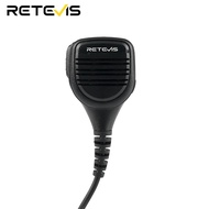 Retevis 2 Way Radio Earpiece with Mic 2 Wire Surveillance Acoustic Tube Earpiece for Motor APX6000 X