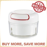 [Ready stock] Manual Mini Food Garlic Chopper Hand Pull Blender Processor Vegetable Mincer Crusher G