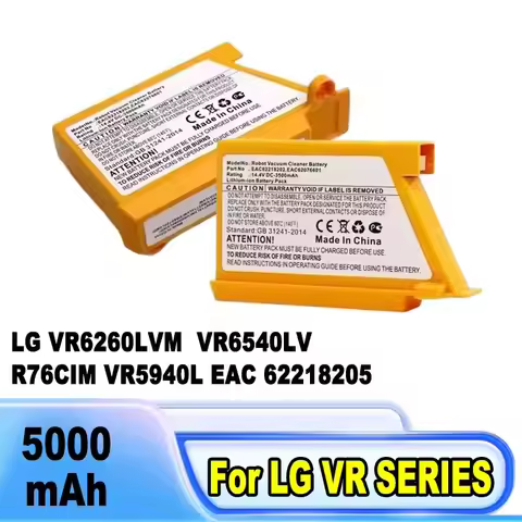 Vacuum Battery for LG VR6260LVM VR6540LV VR5940L VR6530LVM VR6540VL VR6270LVM VR6340LVM VR6370LVM VR