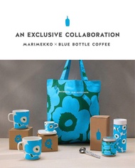 代購 韓國 Marimekko x 藍瓶 Blue Bottle 馬克杯 Tote bag 保溫瓶