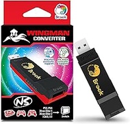 Brook Wingman NS Converter- Support Xbox Series X/S/One/360, PS5/PS4/PS3, Xbox Elite 1/2, Switch Pro Controllers on Switch and PC(X-Input) Console, Consoles Adapter, Support Turbo and Remap