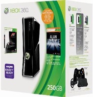 XBOX360 250G主機(含2款遊戲)+KINECT感應器