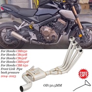 For Honda CBR650 CB650R CB650F CBR650F CBR 650 2014- 2023 Motorcycle Full System Exhaust Escape Moto System Modified Muf