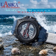 LASIKA W-F 9043 Jam Digital Sport Lelaki Original 30 METER Water Resistant Man Multifunction Watch
