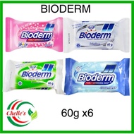 ♞,♘Bioderm Soap 60g 5+1