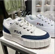 抵著💢 韓國 FILA SANDBLAST Low  厚底鞋  韓國直送  FILA  fila 小白鞋 white navy