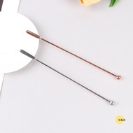 H&X 1PC Stainless Steel Cocktail Stick Cocktail Stirrer Milk Tea Coffee Stir Stick null