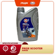 GULF Pride Scooter Plus 10W30 (1L) 4-Stroke Motorcycle Oil Synthetic Technology Engine Oil ( 10W-30