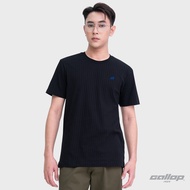 GALLOP : เสื้อยืดคอกลมผ้าชักร่องผู้ชาย (Rib) สีพื้น รุ่น GT9185 สี Black – แบล็ค / ราคาปกติ 890.-