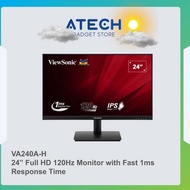 ViewSonic VA240A-H 24” Full HD 120Hz Monitor with Fast 1ms Response Time monitor