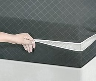 BSB HOME® Premium Cotton Mattress Cover/Protector with Zipper Chain|Provides All Around Protection w