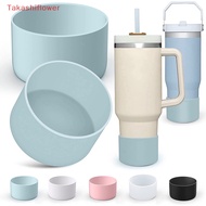 (Takashiflower) Silicone Cup Protective Sleeve Cushion For Stanley Quencher Adventure 40oz Tumbler w
