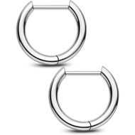 OUFER Titanium Lobe Piercing Jewelry-Fake16G Wearing Bar 18G 8/10/12MM Model asas Helix Daith Cartil