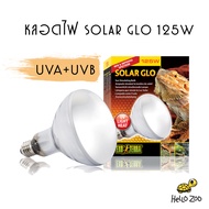 Exo Terra Solar Glo 125W หลอดไฟจำลองแสงอาทิตย์ ให้ความร้อน รังสี UVA+UVB ในหลอดเดียวจบ
