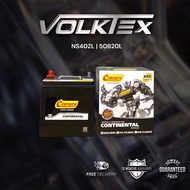 NS40ZL | 50B20L Century Continental Car Battery - Battery kereta Myvi, Axia,Bezza,Honda Jazz