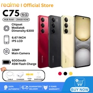 【5 year warranty】Realme C75 5G (8+256GB) | 6.67" FHD+ 90Hz | Helio G92 Max | 50MP Camera | 45W Fast 