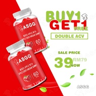ASGG Apple Cider Vinegar Gummies Vitamins C Fat Buster Weight Loss Detox Slimming Beauty Supplement