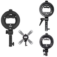Photographic Equipment S-Shaped Chuck Bracket Elinchron Mouth Flash Bracket Handheld Chuck Baorong M