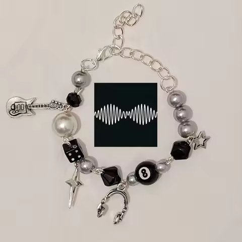 8 ball bracelet Arctic Monkeys themed charm bracelet