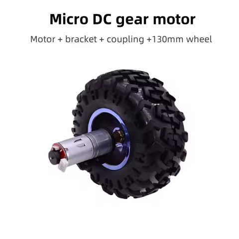 JGA25-370 Smart Car Chassis Accessories 130mm Wheel 370 Motor Encoder Gear Motor Bracket Coupling Lo