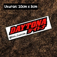Daytona printing sticker