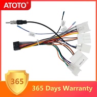 ATOTO ITY200 16 Pin Wiring Harness Cord Line Adapter 16Pin Cable for Select Toyota Model Fit for ATO