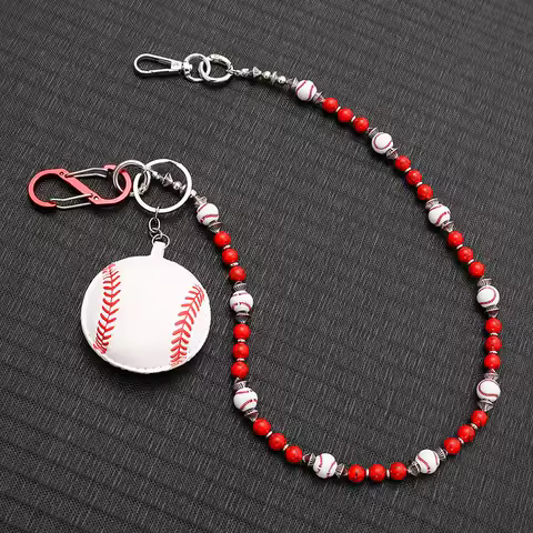 Punk Hip Hop Style Baseball Waist Chain for Jeans, Vintage Jean Pants Chain Wallet Chain Accessories