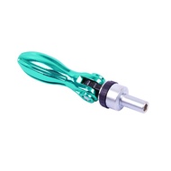 Multi-Directional Movable Ratchet Screwdriver 72-Tooth Green Sleeve