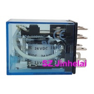 10ชิ้นแท้เดิม Omron LY2N-J(LY2NJ) 24VDC 220VAC 12VDC 8Pins รีเลย์ AC220V DC12V 10A