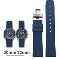 Fit For Citizen Quick Release Silicone Watch Strap Citizen Straight End Soft Rubber Watc Hband Water