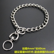 Stainless Steel Dog Collar Large Dog Snake Chain German Wrangler Medium Dog Dog Chain Dog Collar Cha