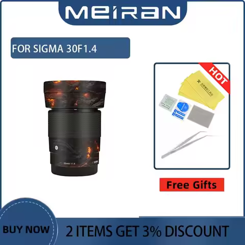 Skin Wrap Film Camera Lens Skin Sticker Protective Film Cover For Sigma 30mm f1.4 DC DN 30mmf1.4 301
