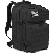 QT&QY 45L Military Tactical Backpacks Molle Army Assault Pack 3 Day Bug Out Bag Hiking Treeking Ruck