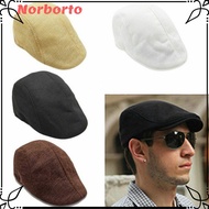 NORBORTO Golf Driving Hat Beret Unisex Linen Sun Hat