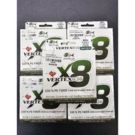 STRIKE 2 VERTEX X8(RED/GREEN COLOUR) Fishing Line Braided 150M