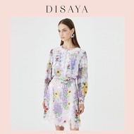 [DISAYA] - Botanical Printed Skirt กระโปรงลายปริ้นท์ Botanical