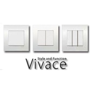 SCHNEIDER VIVACE 1G/2G/3G 2WAY SWITCHES WHITE