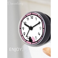 | jam dinding besar ruang tamu | jam dinding digital ✺Cute Cat Waterproof Suction Cup Wall Clock Kit