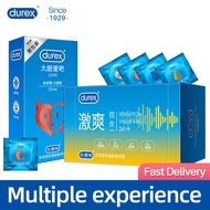 [Free Shipping] Sensation Value 4in1 4 Types Natural Rubber Latex Durex Condom for Man Condoms Smooth Lubricated Sleeve Goods for Adults