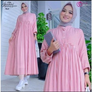 Promo Gamis salur midi Baju muslimah dewasa Dres salur Murah