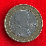 euro Coin Austria 1 2024 Foreign