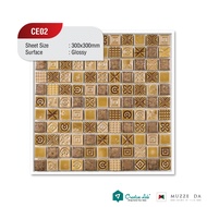 30 MUZZE DA CERAMIC MOSAIC TILES 300x300mm