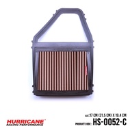 HURRICANE กรองอากาศรถยนต์ผ้าแดง & สแตนเลสAcura El  Honda Civic ES(Dimention)  Stream HS-0052