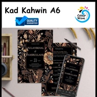 Kad Kahwin A6 / Wedding Card Printing