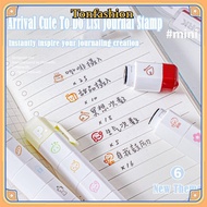 TONFASHION Arrival Cute To Do List Journal Stamp, Detachable Portable Seal Pen,  Multi-Head Stamp Ma