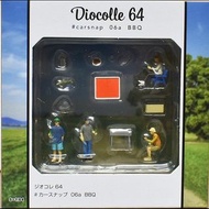 全新1/64 Tomytec Diocolle 64 BBQ燒烤場景套裝1：64比例 06a
