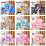 2026 children's clothing children's pajamas cartoo 2026童装儿童睡衣卡通衣短袖短裤男女童家居服套 251117EE